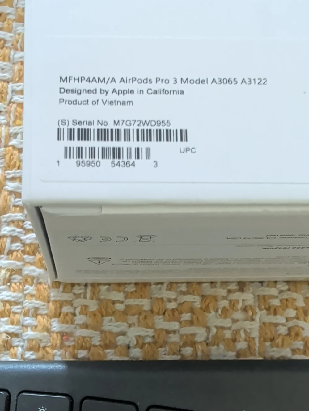 Brand New Apple Air pods pro 3, New, With Noise Cancellation And MagSafe Case